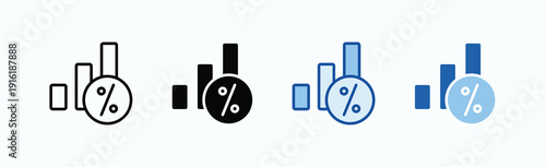 Poll Icon Sheet Multiple Style Collection Isolated Vector