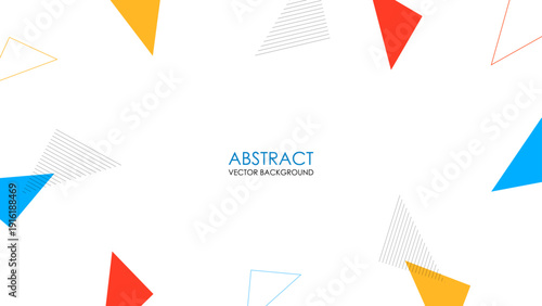 幾何学的な背景　ベクター素材