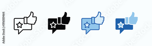 Assess Icon Sheet Multiple Style Collection Isolated Vector