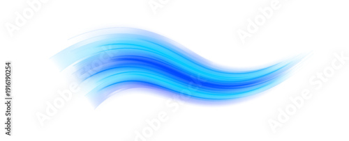 Electric blue light streams swirl into a dynamic vortex. Shimmering particles scatter in all directions. The image conveys speed and flow. PNG