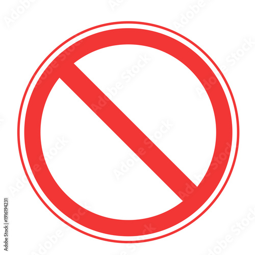 Free Download A red prohibition sign on a black background indicates no entry or action. - GFXLoad