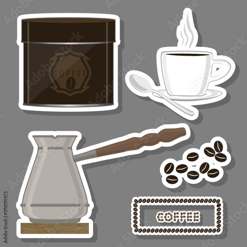 various sweet tasty natural coffee