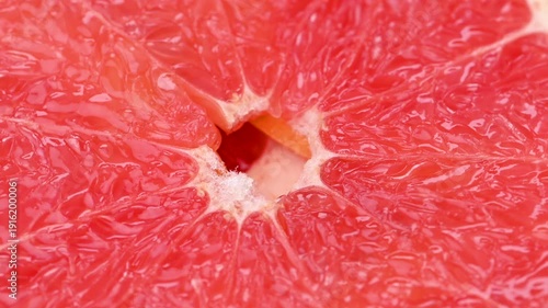 close-up grapefruit slices