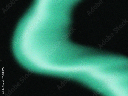 Modern Grainy Gradient Background with Neon Green Glow and Soft Blurry Fluid Motion