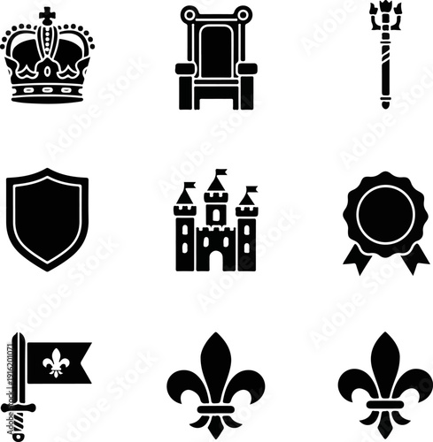 Regal Icons Collection in Bold Style