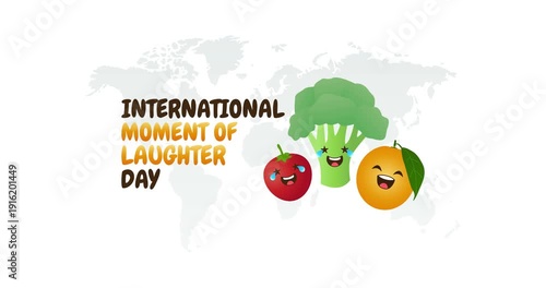 international moment of laugher day motion video, ideal for international moment of laugher day celebration