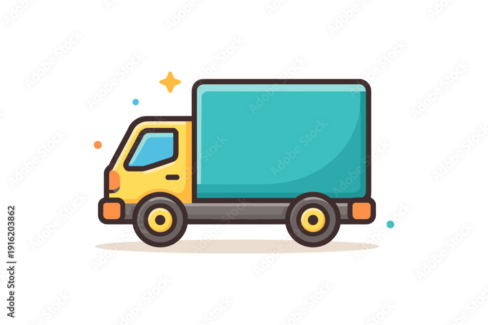 Fototapeta premium Delivery Truck Icon