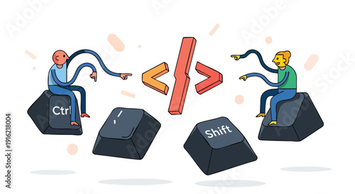 Agile Development Team Navigating Code Shortcuts and Finding Digital Solutions