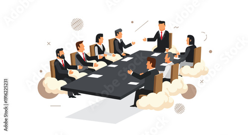 Executive Leadership Meeting: High-Stakes Strategy Session and Corporate Governance Discussion