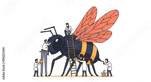 Meticulous Engineering Team Performing Deep-Dive System Analysis and Critical Maintenance