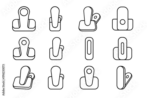 Icons rear kitchen flat icon vertical form vector surfaces magnetic texture