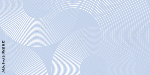 Abstract sinple blue art background with circle elements. Digital technology space, concept, modern illustrations color