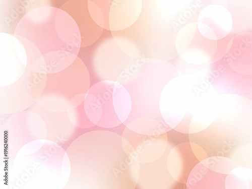 キラキラ輝くピンボケとピンク色のグラデーションの背景素材