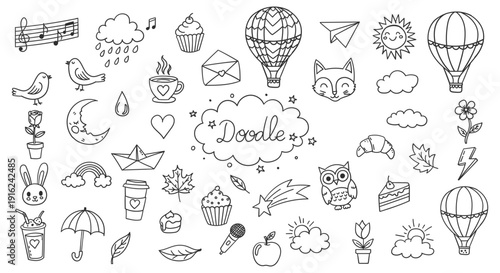 Vector doodle illustrations