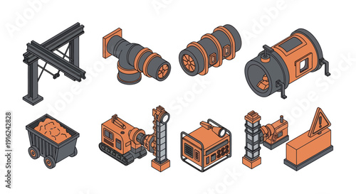 Industrial Equipment and Machinery Parts Collection.