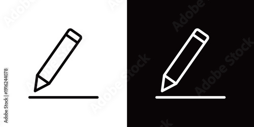 テキスト編集・入力・ペンで書く操作アイコン (ベクター)