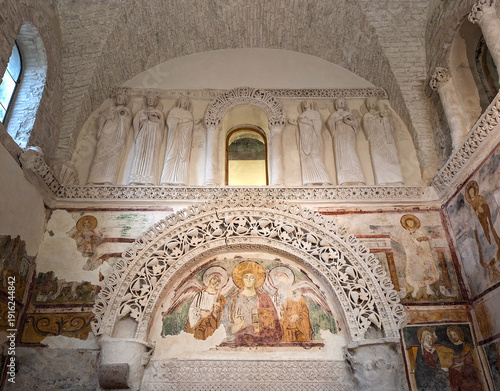 Cividale del Friuli, the ancient cradle of Lombard culture in Italy. Monumental temple