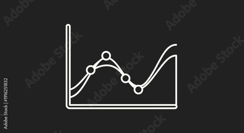 Line Graph Showing Data Trends and Fluctuations Over Time.