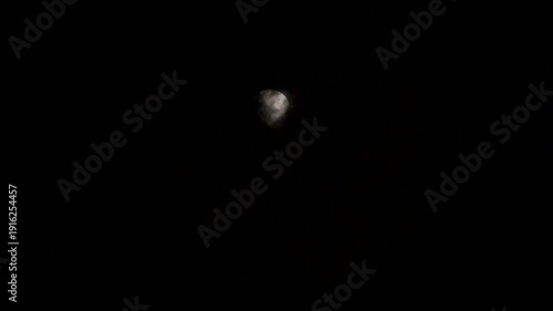 Moon, clouds, Halloween, timing of clouds and full moon at night, real-time, timing of clouds passing the moon at night, real-time.