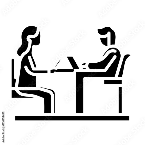 Interview Vector Icon