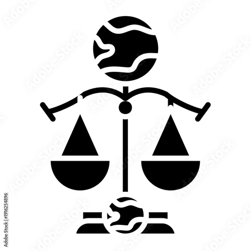 Global Law Vector Icon