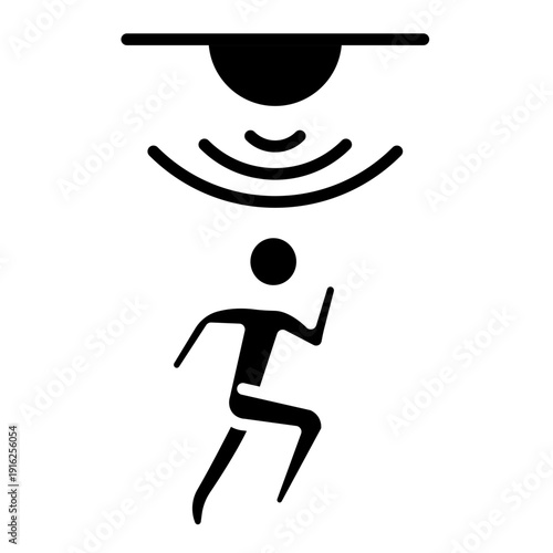 Motion Sensor Vector Icon