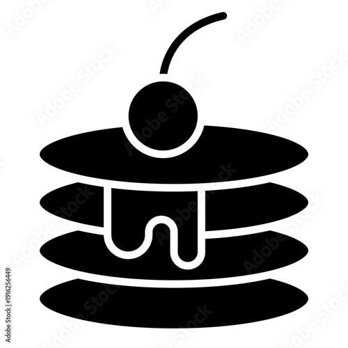 Pancakes Vector Icon