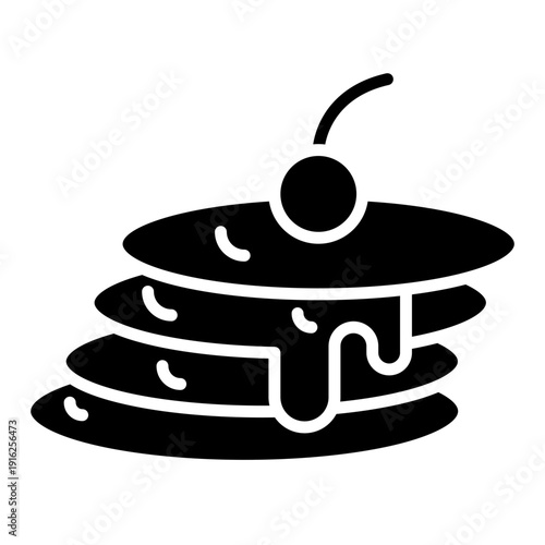 Pancake Vector Icon