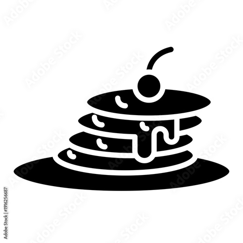 Pancakes Vector Icon