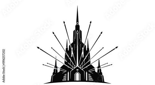 Gemini said

Vector silhouette of a vintage sailing boat and a tree against a sky with a windmill by the sea