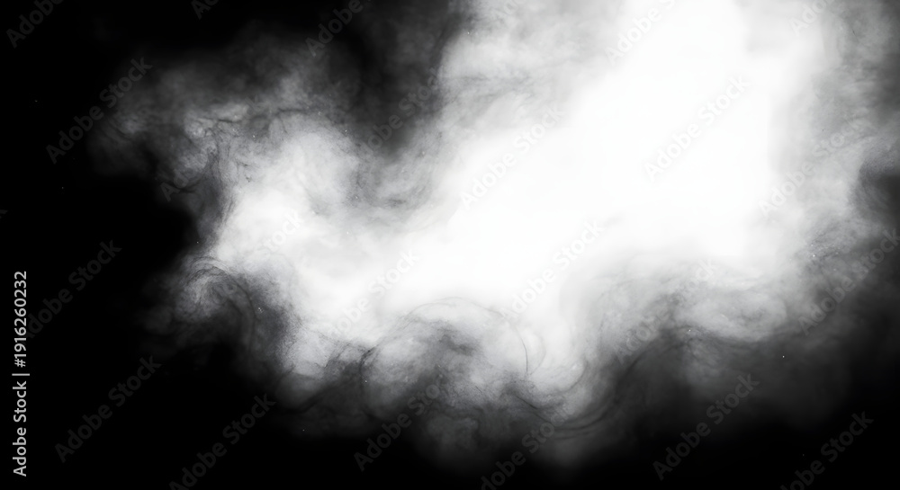 Fototapeta premium smoke on black background