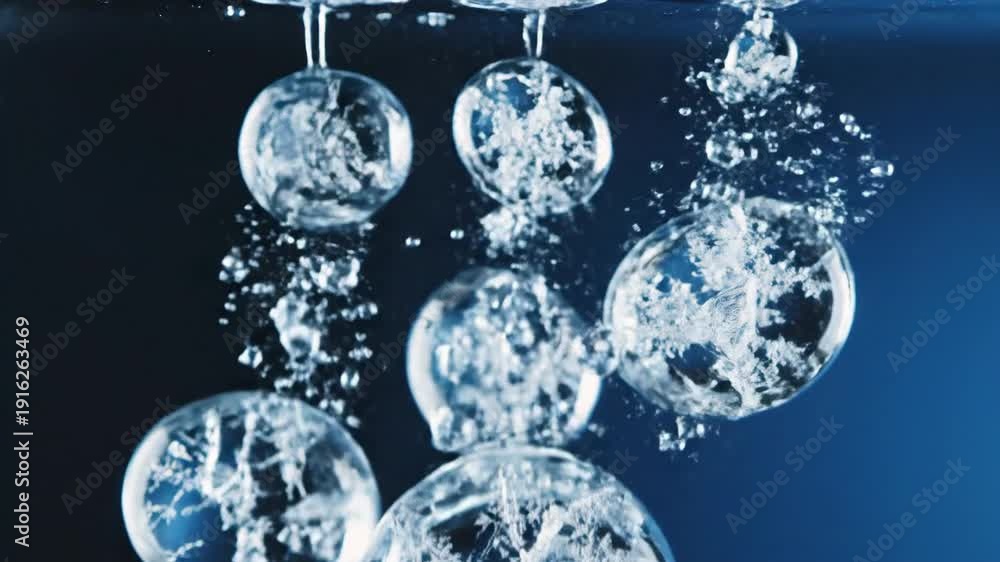 custom made wallpaper toronto digitalIce Crystals Forming Inside Delicate Glasses