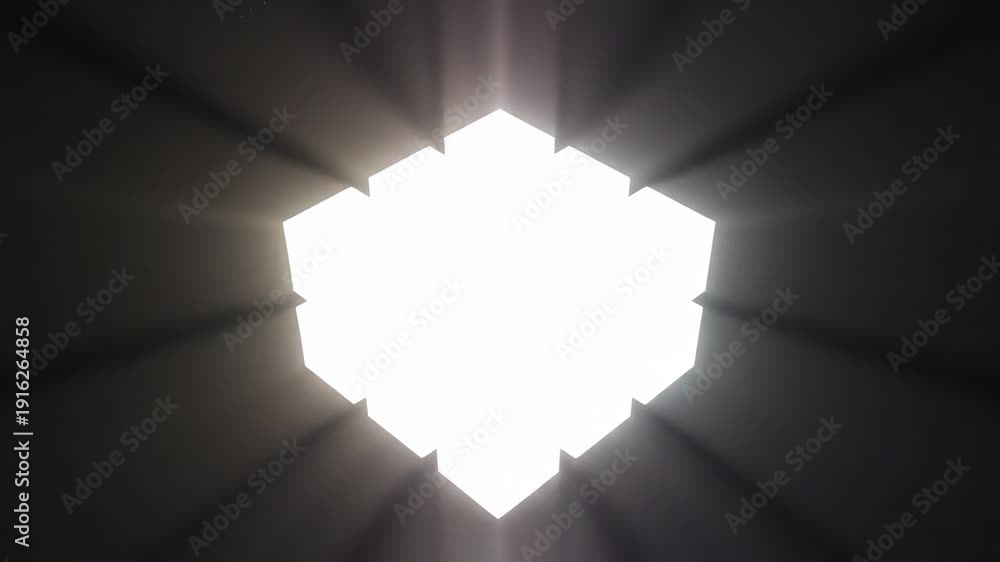 custom made wallpaper toronto digitalIlluminated Geometric Cubes Evolving in Dark Space