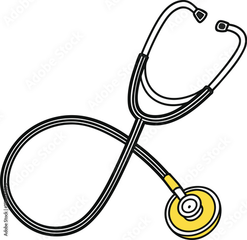 stethoscope vector illustration