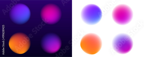 Abstract holographic gradient orb with smooth mesh blending, layered pastel tones, and luminous highlights. vector