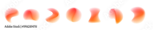 Glowing liquid gradient circle with pastel neon droplets, soft aurora shimmer, and smooth spherical flow. vector
