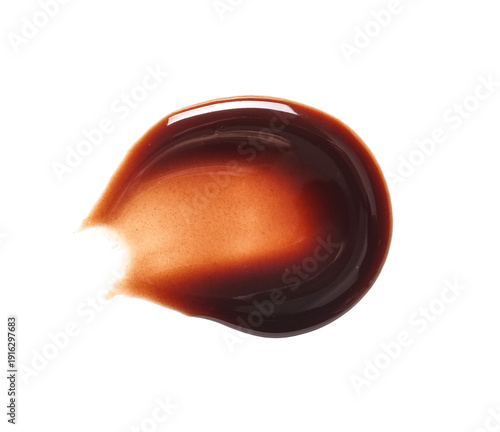 Smear of tasty chocolate is...