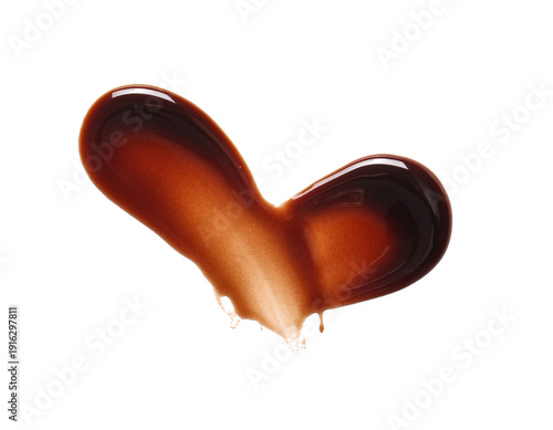 Smears of sweet chocolate i...