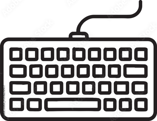 Computer keyboard icon