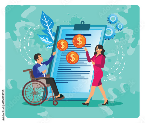 Disabled entrepreneurs seek the help of assistants to grow their businesses and increase revenue.