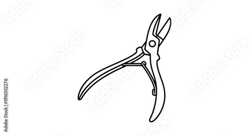 Nail Nipper Tool, Cuticle Nipper, Manicure Tool, Podiatry Tool, Surgical Instrument