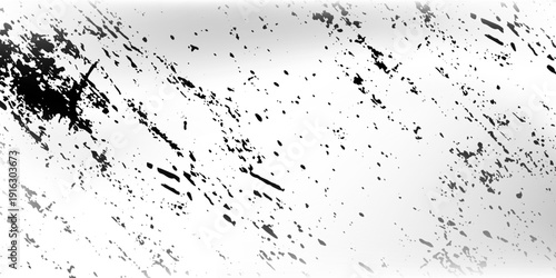 Grunge background white black texture. Abstract rough, vector, dirty old scratch