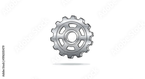 Metallic Gear Wheel Cogwheel, Mechanical Engineering, Industrial Technology, Precision Machining