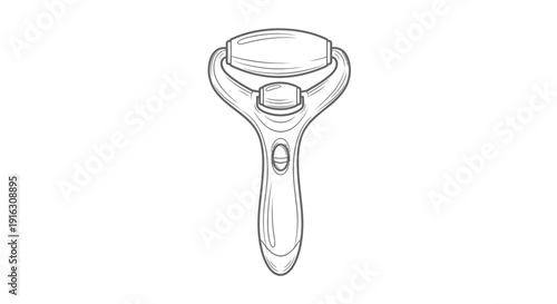 Ice Roller Facial Massager Tool - Handheld Skincare Device for Beauty and Wellness