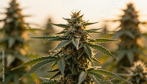 close up of marijuana cannabis plant