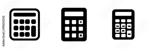Calculator Icon - Mathematical Tool for Precision Calculations