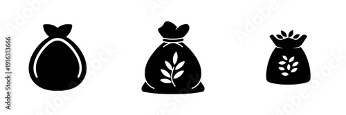 A symbol of nature's bounty: the sack of seeds awaits the planting season.