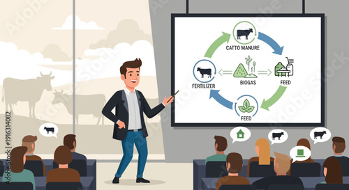 Presentation on Sustainable Agriculture and Livestock Management.