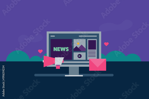 Online news reporters publish text, image and video based stories on online news portal. People also publish article, journals and news blog.