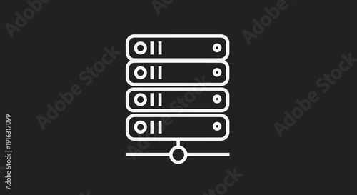 Server Rack Technology Data Center Storage Network.